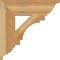 Ekena Millwork Merced Traditional Rough Sawn Bracket, Western Red Cedar, 6"W x 24"D x 24"H BKT06X24X24MRC01RWR - alternate 3